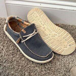 Hey Dude Dark Gray Men's Slip-On Loafers